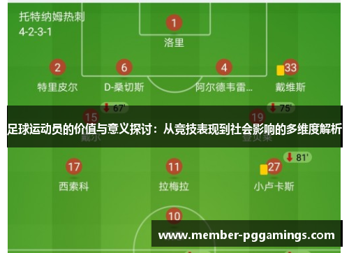 足球运动员的价值与意义探讨：从竞技表现到社会影响的多维度解析